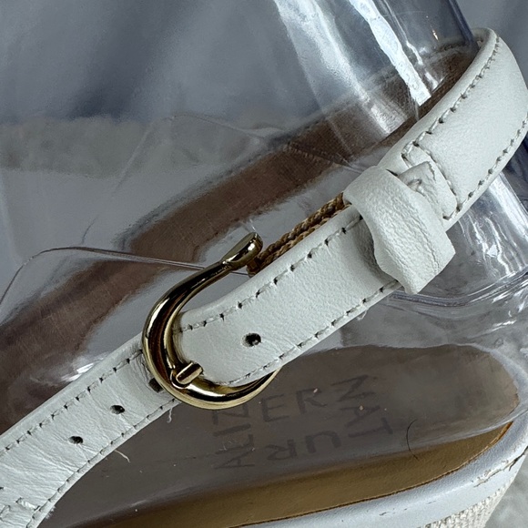 Naturalizer Zander Leather Wedge Platform Sandals - Picture 7 of 10